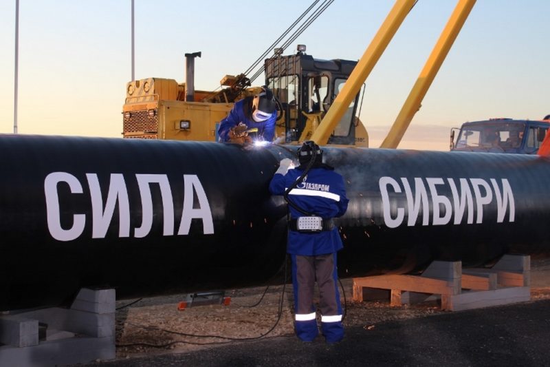 «Сила Сибири» растет по графику