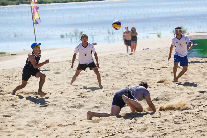 Солнце — это мяч над пляжем…