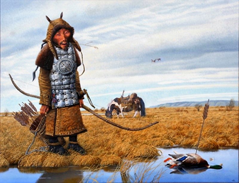 Меткий стрелок вдохновил хангаласцев